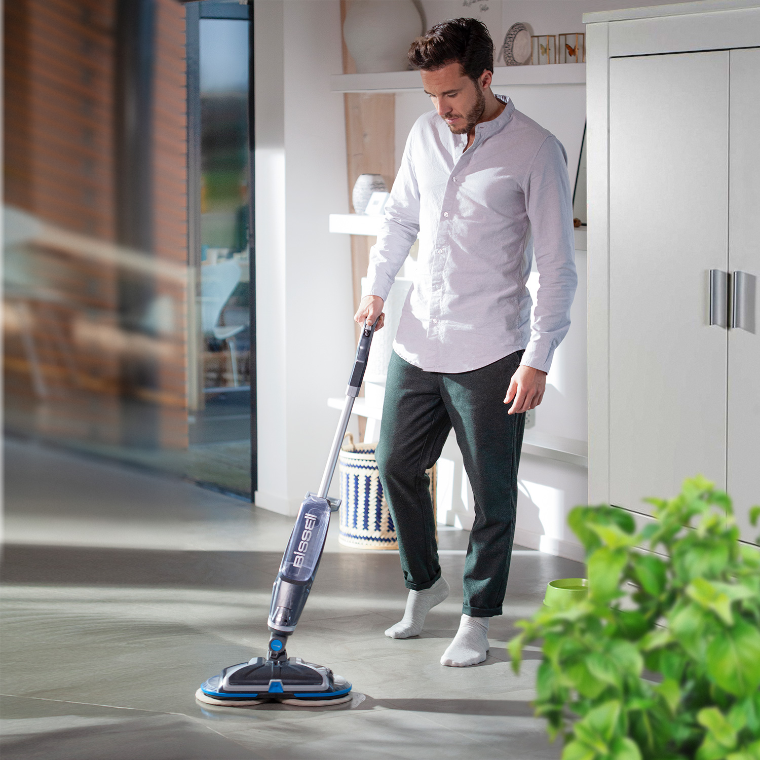 Une serpillière électrique au naturel