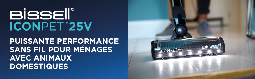 BISSELL ICON Pet 25V bannière