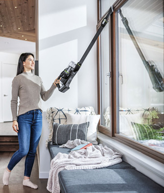 BISSELL ICONPET Turbo 25V en action